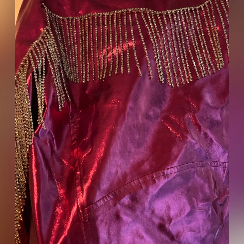 Buddy Love Women's Metallic Fringe Jacket - Picture 7 of 8
